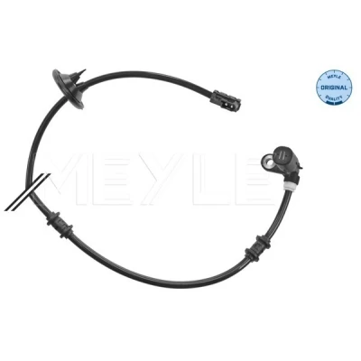 Abbildung von MEYLE 014 800 0104 ABS Sensor Hinterachse rechts ORIGINAL Quality passiver 2 1120 980 12 MERCEDES BENZ: C Klasse Limousine, CLK Coupe