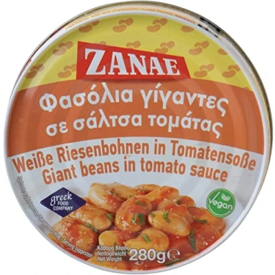 Abbildung von Zanae Dicke weiße Bohnen, in l , 1er Pack (1 x 280 g Packung)