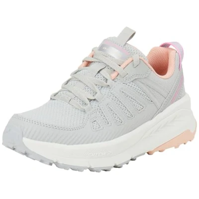 Abbildung von Skechers Damen Switch Back Cascades, Graue Synthetik Textil Korallenbesatz, 37 EU