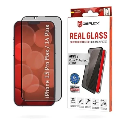Abbildung von Apple iPhone 14 Plus Panzerglas Displex Real Privacy Glass FC Displayschutz aus gehärtetem Glas für das