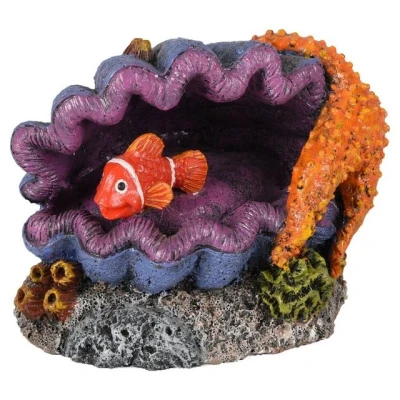 Abbildung von Ad leto Muschelfisch 12x8x9 cm Aquaria Flamingo