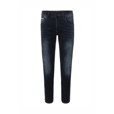 Abbildung von Timezone Gerrittz Jeans Slim Fit, Herren, Größe: 36x32, Indigo rough wash