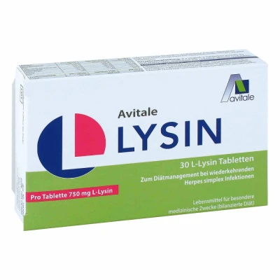 Abbildung von L lysin 750 mg Tabletten
