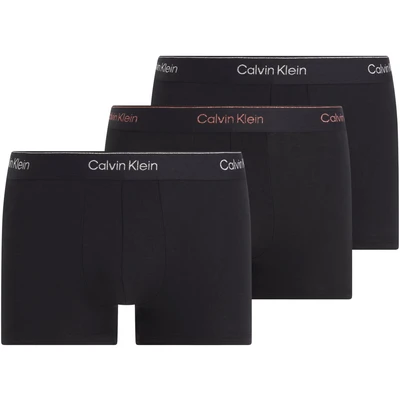 Abbildung von Calvin Klein Underwear Holiday Fashion LOW RISE Trunk 3 PACK Panties, Herren, Größe: Medium, Black