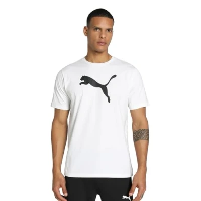 Abbildung von Puma Teamrise LOGO Tshirt print, Herren, Größe: XXL, Weiss