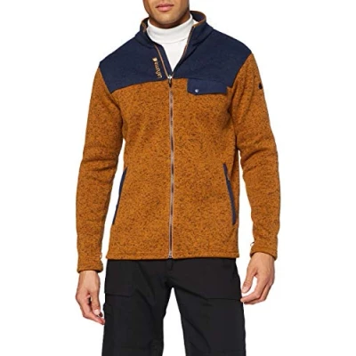 Abbildung von Lafuma Herren Cloudy F Zip M Fleecejacke, Cognac/Eclipse Blue, S