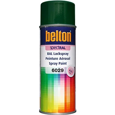 Abbildung von belton spectRAL Lackspray RAL 6029 minzgrün, glänzend, 400 ml Profi Qualität
