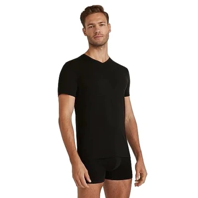 Abbildung von Falke Unterhemd/shirt, Herren, Größe: Medium, Black