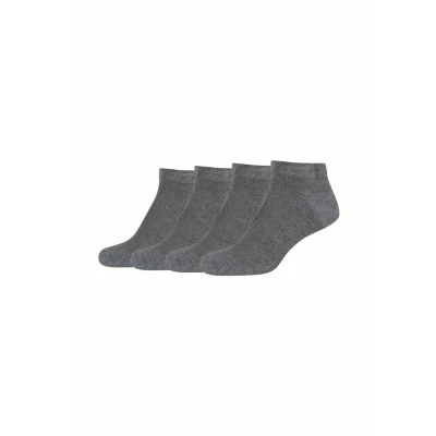 Abbildung von camano 4ER PACK Socken, Größe: 35 38, Dark grey melange