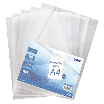 Abbildung von Waytex 931308 Klarsichthüllen, A4, genarbt, 90 Mikron, 50 Stück