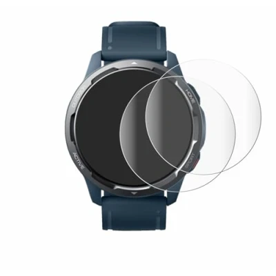 Abbildung von BROTECT 2 Stück Full Cover Schutzfolie für Xiaomi Watch S1 Active Screen Displayschutz Folie [3D Curved, Anti Fingerprint, Kristall Klar]
