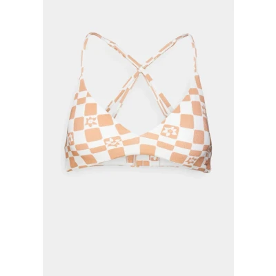 Abbildung von Roxy Check IT Athletic Bikinitop Cork flower, Damen, Größe: Large, flower