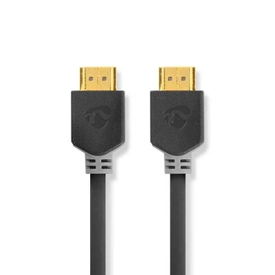 Abbildung von Nedis High Speed ​​HDMI ™ Kabel mit Ethernet 18 Gbps 5 m rund PVC Anthrazit