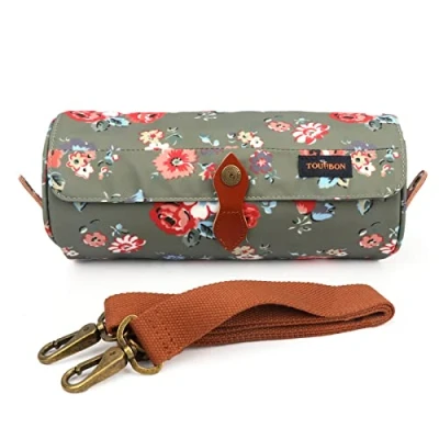 Abbildung von Tourbon Fahrradtasche für Lenker, wasserdicht, Blumenmuster