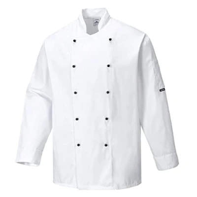 Abbildung von Portwest C834 Chaqueta Somerset Chef, color Blanco, talla XXSmall