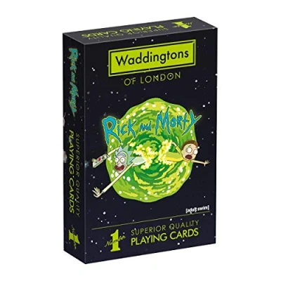 Abbildung von Number 1 Spielkarten Rick &amp; Morty Englisch