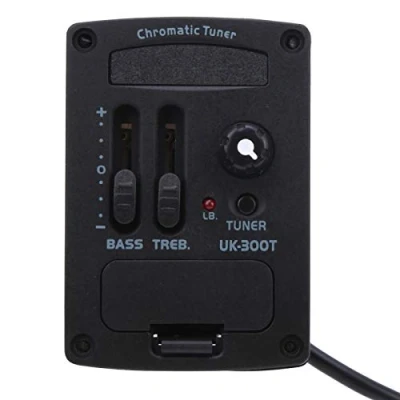Abbildung von Ukulele 2 Band EQ Verstärker Equalizer Preamp Pickup Zubehör Musikinstrumentenzubehör Für Musikinstrumente