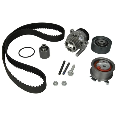 Abbildung von HEPU PK05511 Wasserpumpe + Zahnriemensatz 141 VOLKSWAGEN: Golf 5 Schrägheck, Touran I, Passat B6 Variant, AUDI: A3 Sportback