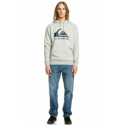 Abbildung von Quiksilver BIG LOGO Kapuzenpullover, Herren, Größe: XS, Athletic heather
