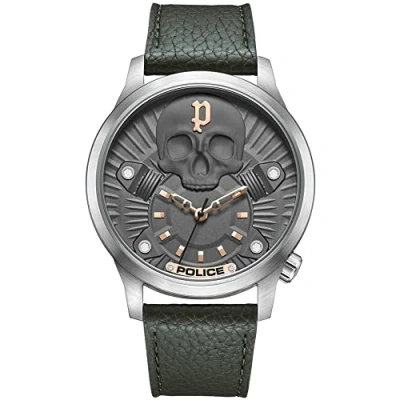 Abbildung von Police Analog Quarz Uhr, Herren, Größe: One Size, Grau