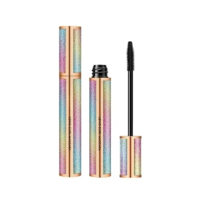 Abbildung von 4D Silk Fiber Mascara, Wisch und Wasserfeste Wimperntusche, Schwarze Verdickung, Verlängerungs Kein Klumpen, Vollere Wimpern, Den ganzen Tag lang haltbar (1 Tube Mascara)