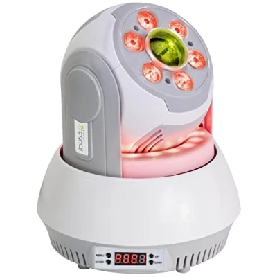 Abbildung von Ibiza STAR WASH WH 30W RGBB mit 7 Gobos, 1 Umgebungslichtring und 6 LED Diffusor Weiß