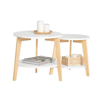 Abbildung von SoBuy Satztisch FBT75, Set Beistelltisch Couchtisch Sofatisch Kaffeetisch Wohnzimmertisch