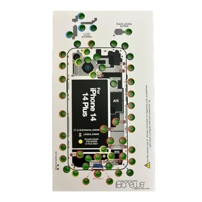 Abbildung von DottorPod iScrews Kompatibel mit iPhone 14 / Plus Schraubenhalter Tray Organizer Guide