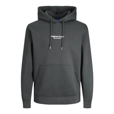 Abbildung von Jack &amp; Jones Jorvesterbro Kapuzenpullover, Größe: Medium, Dunkelgrau