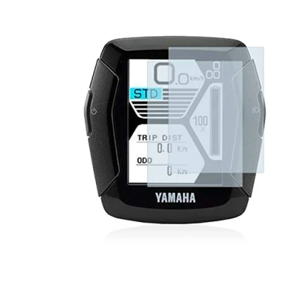 Abbildung von BROTECT 2 Stück Full Cover Schutzfolie für Yamaha LCD C Display 2019 (E Bike Display) Screen Displayschutz Folie [3D Curved, Kristall Klar]