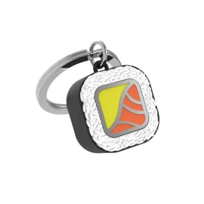Abbildung von O meta[l]morphose Metalorphose Schlüsselanhänger Sushi MTM136 01, mehrfarbig, one size
