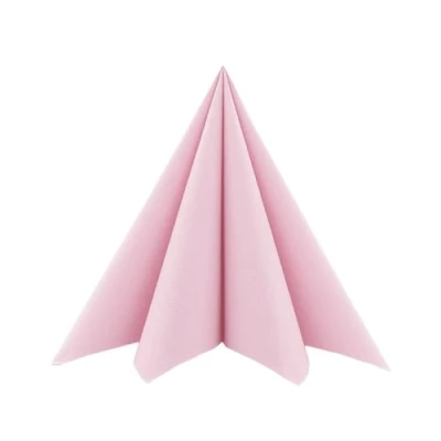 Abbildung von Sovie HORECA Serviette in Altrosa aus Linclass Airlaid, stoffähnliche Einwegservietten ideal für Hochzeit &amp; Partys, 40 x cm, 50 stück
