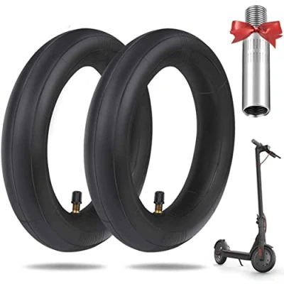 Abbildung von 2 Stück Verdickt Schlauch 8,5 Zoll Scooter M365 Pro Reifen Xiaomi 8 1/2 Mit Adapter Für Ventilverlängerung M365/1S/Scooter 3/Essential/Pro/Pro2