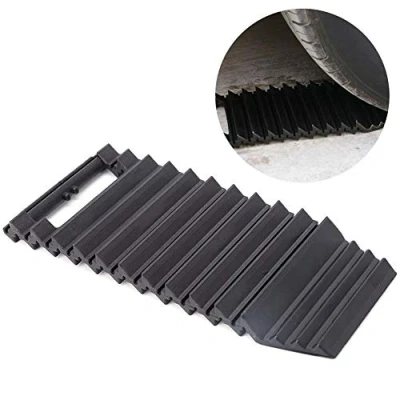 Abbildung von ZOOENIE Universal Auto Rad Anti Rutsch Pad Reifen Traction rutschfeste Matte Platte Griff für Schnee Schlamm, Gripmatte, Anfahrhilfe, Wohnmobil, Pkw, Geländewagen, 32,5 x 15 cm
