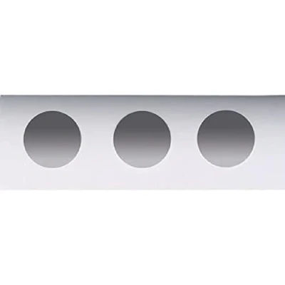 Abbildung von Hecht Klarglas Objektträger mit 3 Vertiefungen, 76mm x 26mm 1.5mm, 5 Stück