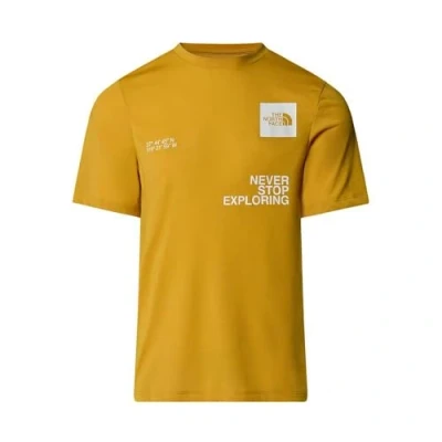 Abbildung von The North Face Mountain Foundation Coordinates TEE, Tshirt print, Herren, Größe: XL, Turmeric