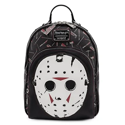 Abbildung von Loungefly Friday the 13th Jason Mask Mini Rucksack, multi, Einheitsgröße
