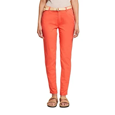 Abbildung von Esprit NOOS Chino, Damen, Größe: 30x32, Coral orange