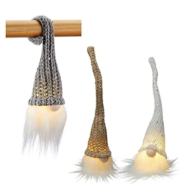 Abbildung von Cepewa 3er Set leuchtende Wichtel LED GNOME tolles Wichtelgeschenk, Adventsdeko, Weihnachtsdeko