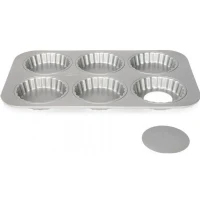 Abbildung von Patisse Mini Quicheformen Silver Top 6 Stücke