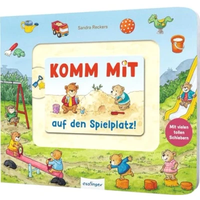 Abbildung von Meine Schiebebahn Pappe: Komm mit auf den Spielplatz: Pappebuch tollen Schiebe Elementen