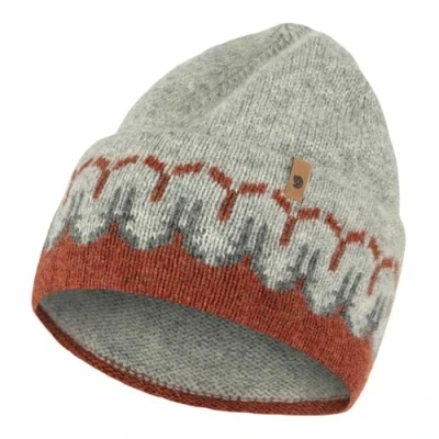 Abbildung von Fjallraven 87167 215 020 Övik Path Knit Beanie/Övik Beanie Hat Unisex Autumn Leaf Grey Größe OneSize