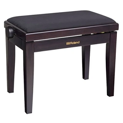 Abbildung von Roland Klavierbank in Palisander Ausführung mit Velour Sitz RPB 220RW