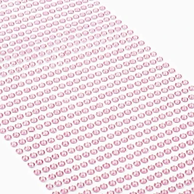 Abbildung von Movoja Rosane Strasssteine runde Glitzersteine 1200 Stück 3 mm selbstklebend zum Verzieren und Basteln Schmucksteine aufkleben Steinchen Dekosteine Bastelsteine Rosa