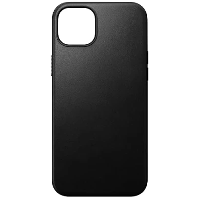 Abbildung von Nomad Modern Leather Case Magsafe iPhone 15 Plus Black NM01608585