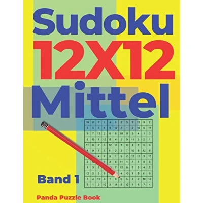 Abbildung von Sudoku 12x12 Mittel Band 1: Irregular Varianten Logikspiele Für Erwachsene