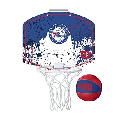 Abbildung von Wilson MINI Basketballkorb NBA TEAM HOOP, PHILADELPHIA 76ERS, Kunststoff