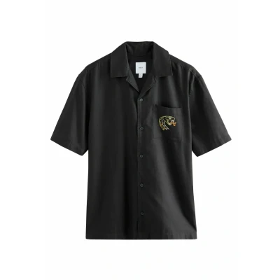 Abbildung von Next Regular FIT Short Sleeve Hemd, Herren, Größe: Medium, Black
