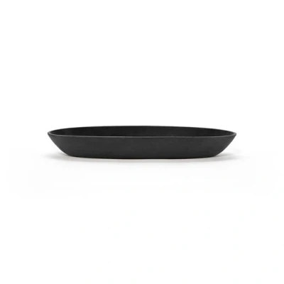 Abbildung von Ecopots sofia Untersetzer oval 30 cm dunkelgrau