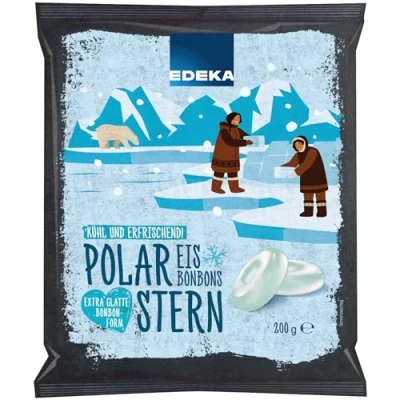 Abbildung von Edeka Eis Bonbons kühl und erfrischend VPE (12X200g Packung)